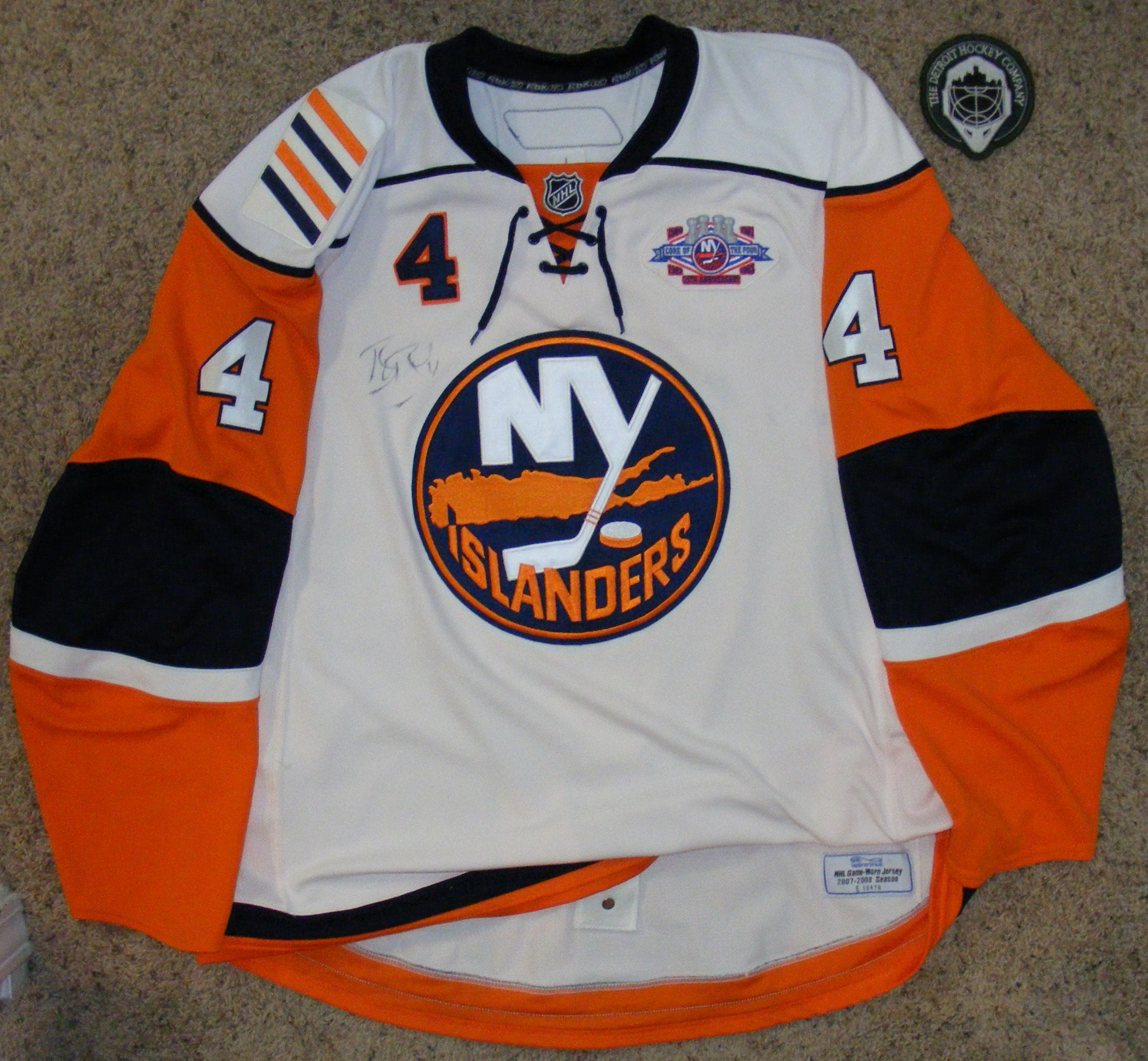 Autographed Norfolk Admirals Reebok Hockey Jersey