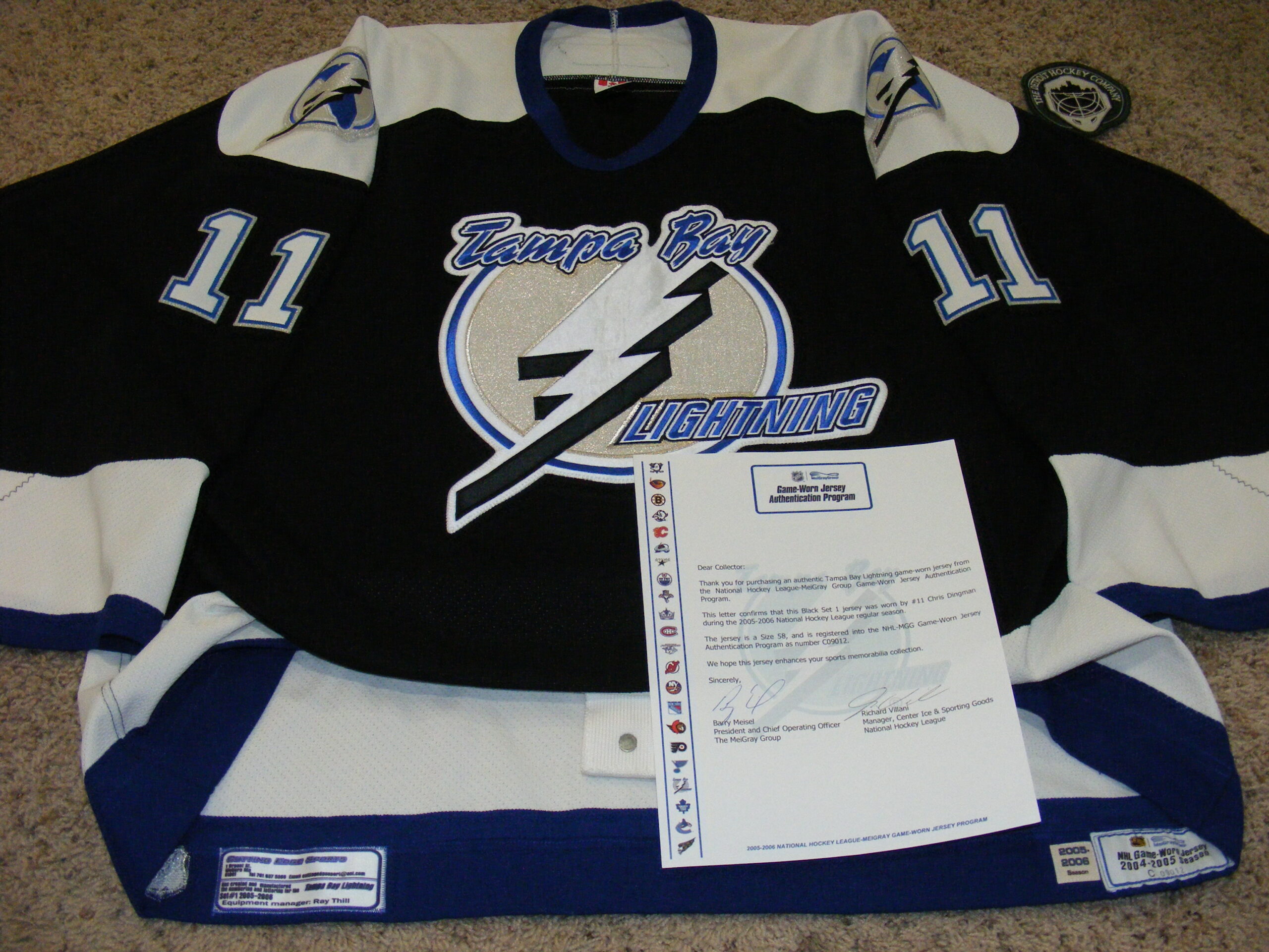 Columbus blue jackets GAME USED hockey jersey #32